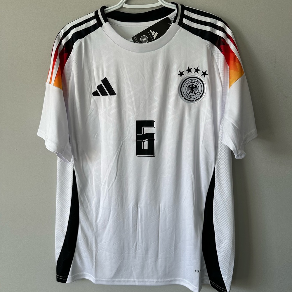 Joshua Kimmich Germany Euro 2024 New Men’s Home White Soccer Jersey